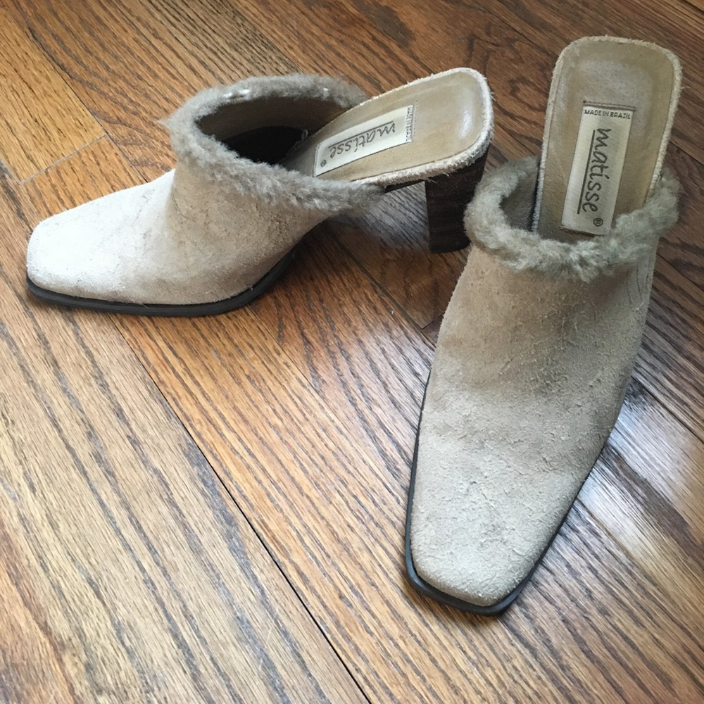 Matisse Leather Slip Ons/Mules